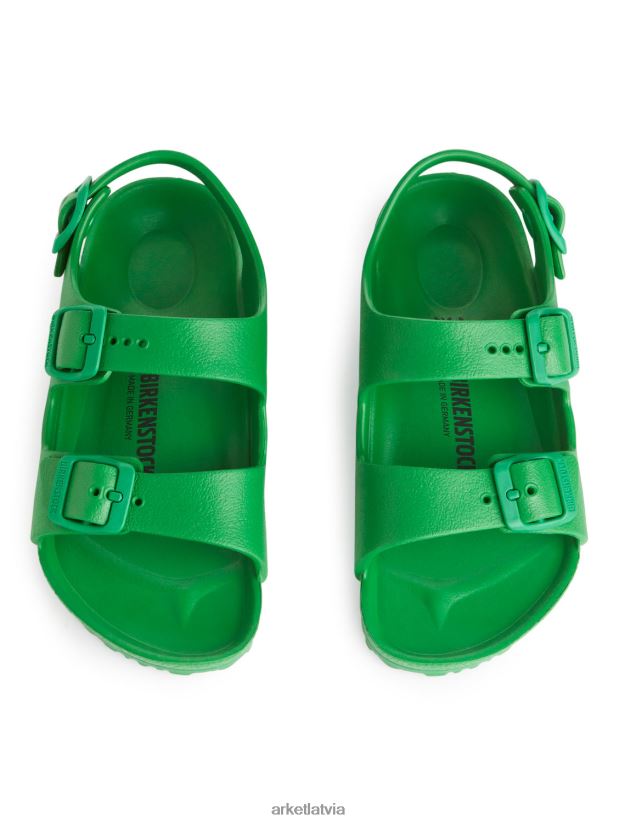 bērni ARKET birkenstock milano kids eva sandales apavi zaļš DT8RBB1418