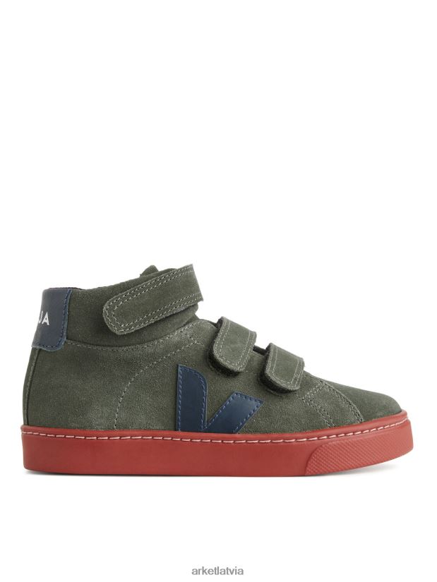 bērni ARKET veja esplar mid trainers toddler apavi haki zaļš DT8RBB1427