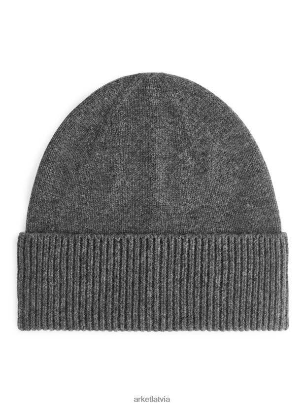 bērni ARKET merino beanie Piederumi tumši pelēka melanža DT8RBB1648