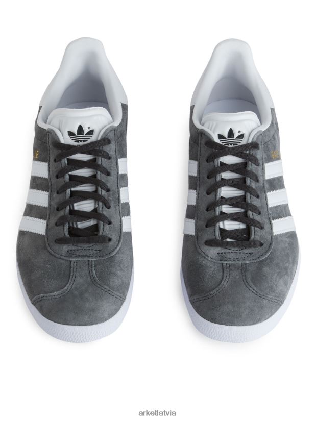 vīriešiem ARKET adidas gazelle trenažieri apavi pelēks/balts DT8RBB1255