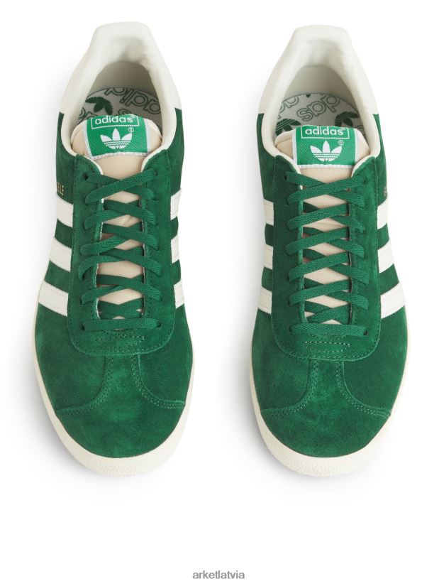 vīriešiem ARKET adidas gazelle trenažieri apavi zaļš DT8RBB1257